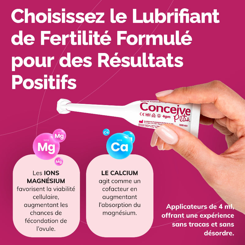 Conceive Plus Vruchtbaarheidsglijmiddel, Voorgevulde Applicators (FR) - Vruchtbaarheidsvriendelijk Glijmiddel