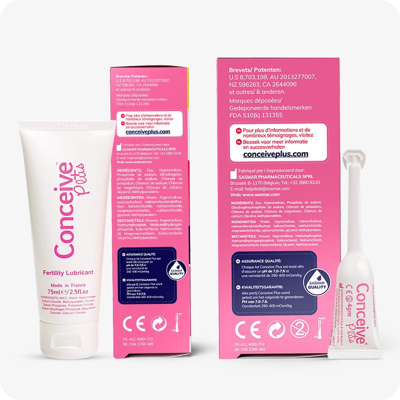 Fertility Lubricant Bundle (FR) - Conceive Plus Europe