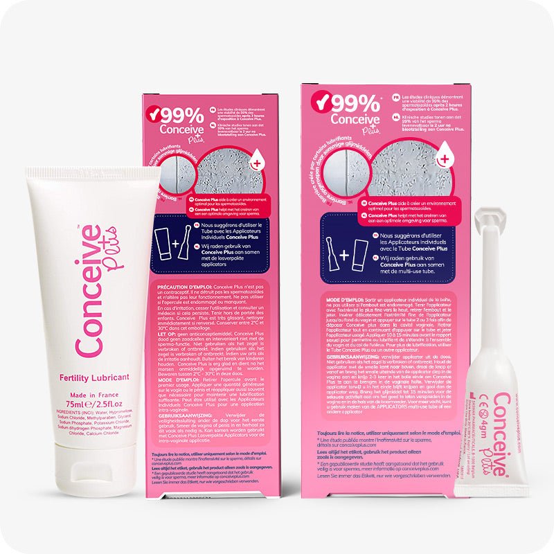 Max Combo - Fertility Lubricant Bundle (FR) - Conceive Plus Europe